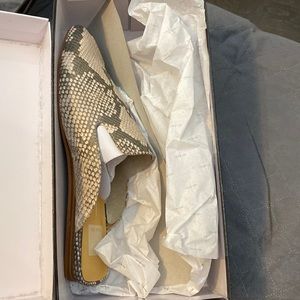 Size 7 snake print shoes. Dolce Vita brand. Never worn.
